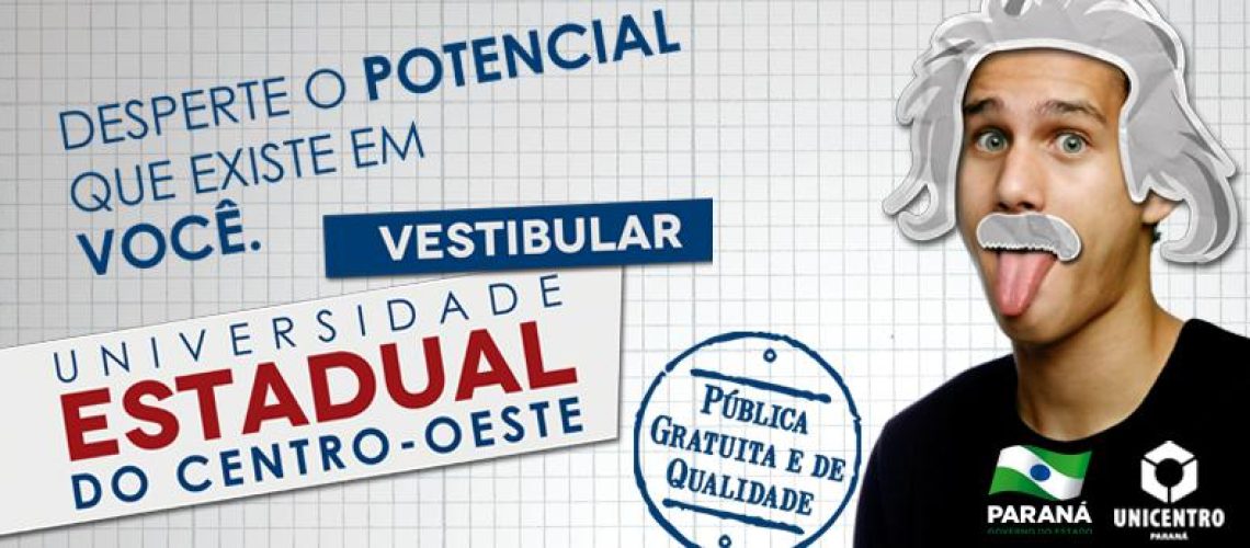 inscrição Vestibular Unicentro